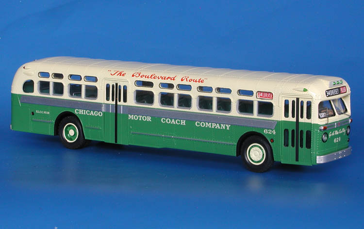 1950 GM TDH-5103 (Chicago Motor Coach Co. 601-650 series).
